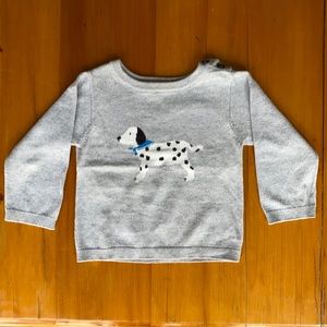 24M Jacadi dog sweater